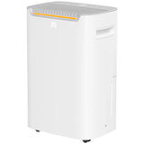 HOMCOM 20L/Day Dehumidifier with Continuous Drainage