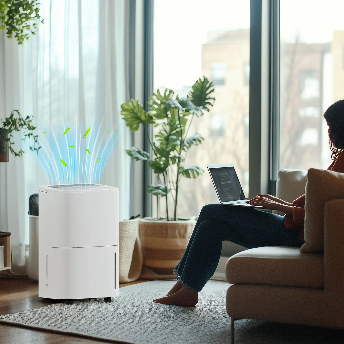 Homcom 50m² 20L/Day Dehumidifier