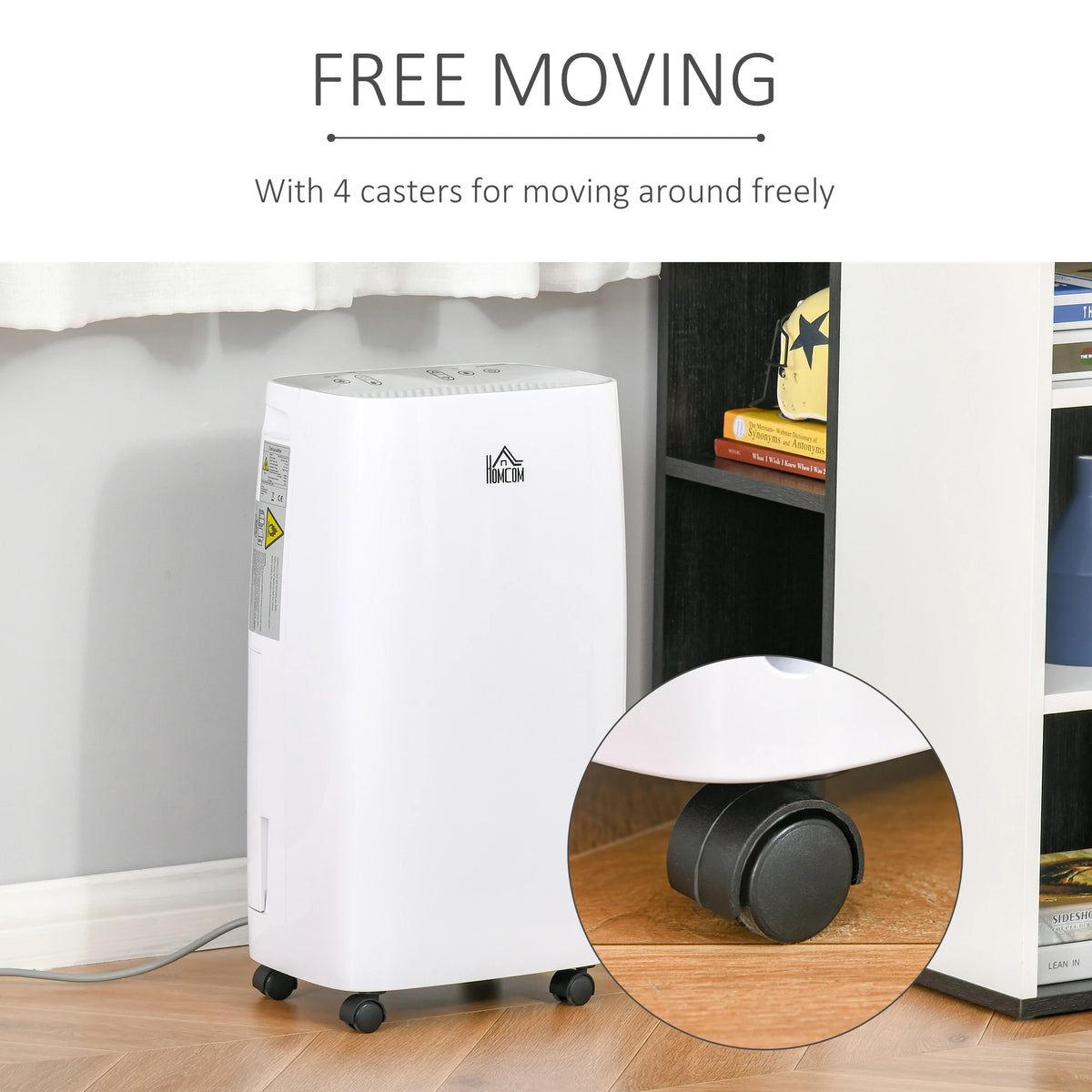 Homcom 28m² 12L/Day Dehumidifier