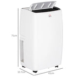 HOMCOM 14,000 BTU Mobile Air Conditioner