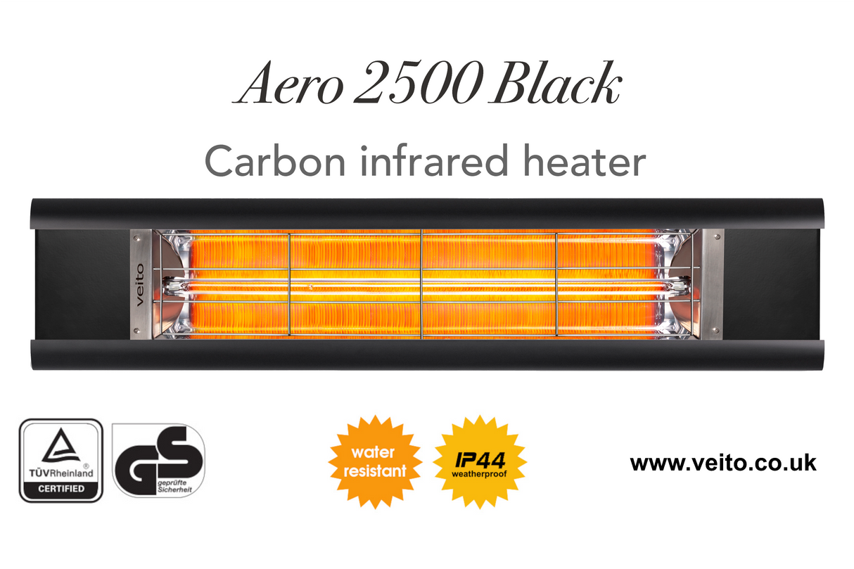 Veito AERO 2500 2.5kW Carbon Infrared Heater