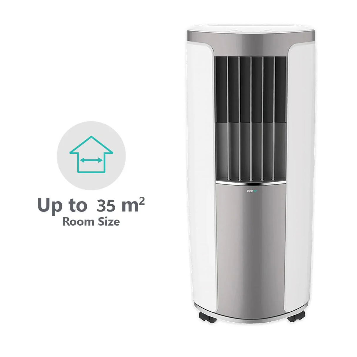 EcoAir Apollo MK2 12000 BTU Heat Pump Portable Air Conditioner with Carbon Filter