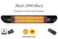 Veito Blade 2000W Patio Carbon Infrared Heater