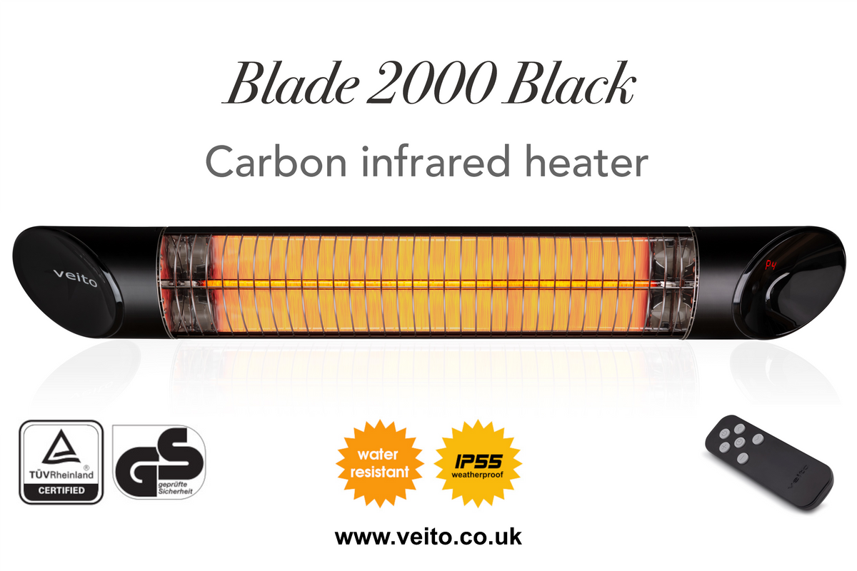 Veito Blade 2000W Patio Carbon Infrared Heater