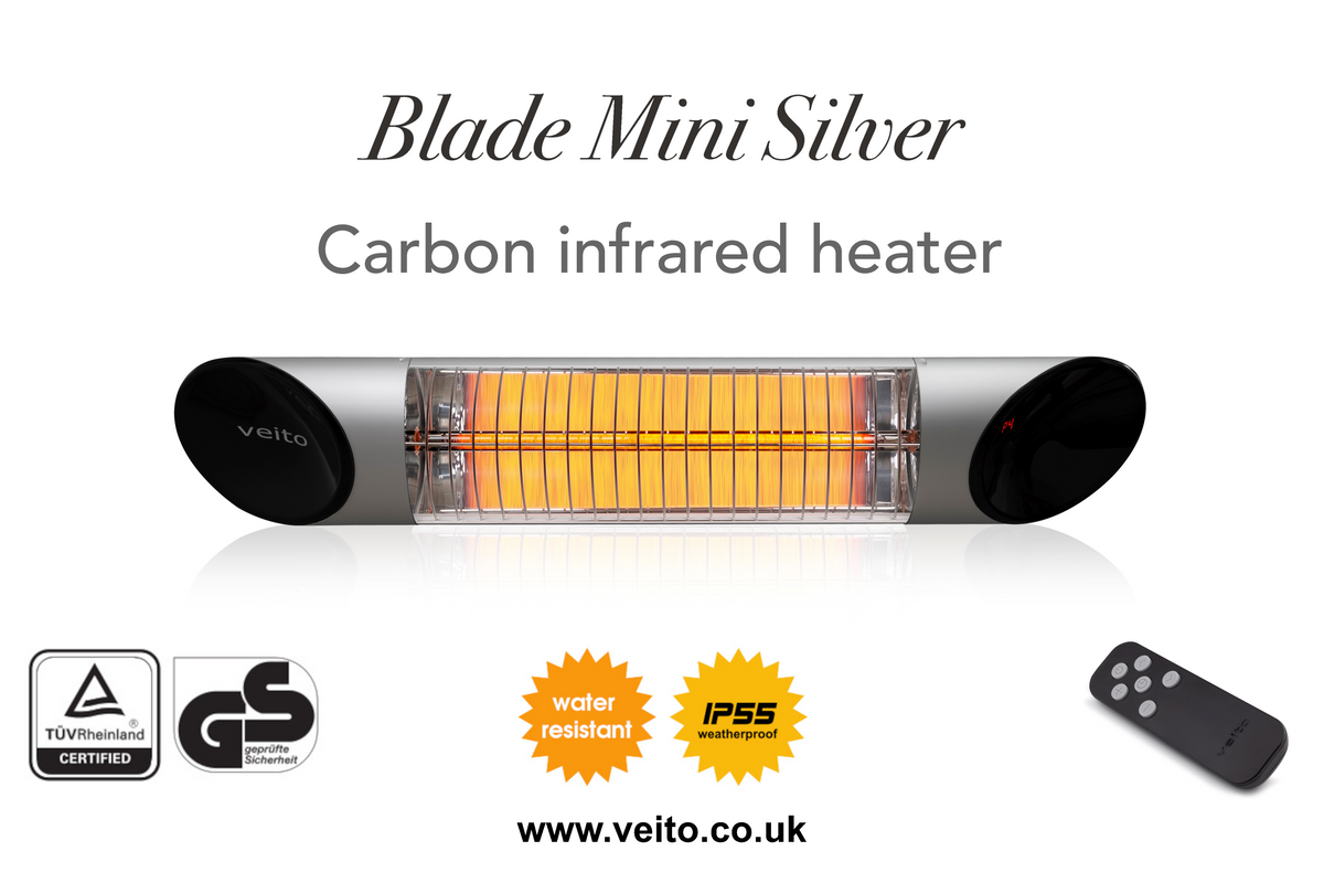 Veito Blade Mini 1.2kW Carbon Infrared Heater