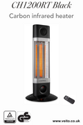 Veito CH1200RT 1.2kW Free Standing Carbon Infrared Heater
