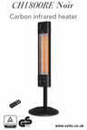 Veito CH1800RE 1.8kW Free Standing Carbon Infrared Heater