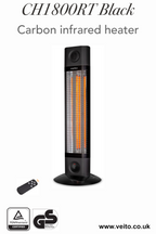 Veito CH1800RT 1.8kW Free Standing Carbon Infrared Heater