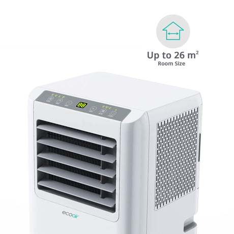 EcoAir Crystal Mk3 4-in-1 Portable Air Conditioner 9000 BTU with Remote Control