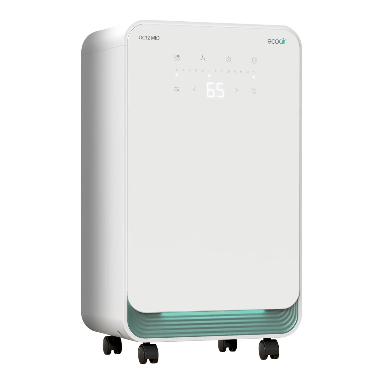 EcoAir DC12 MK3 Compact Portable Dehumidifier 12L per day