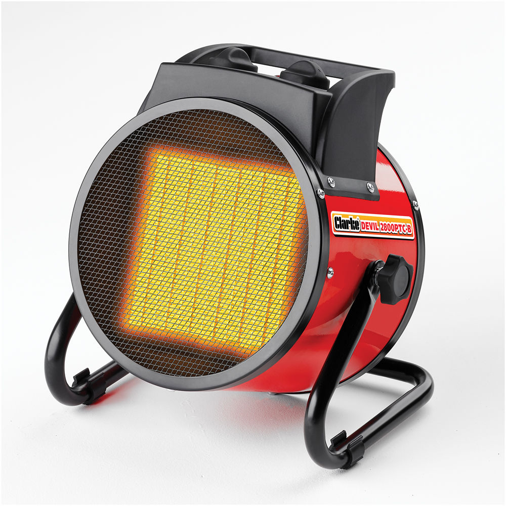 Clarke Devil 2800 2.8kW Ceramic Fan Heater (230v)