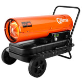 Qlima DFA2330 space heater, side view of the unit