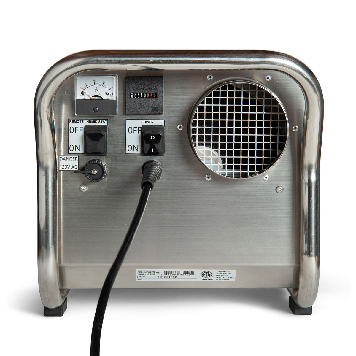 Ecor Pro DH2500 INOX 35L/Day Desiccant Dehumidifier