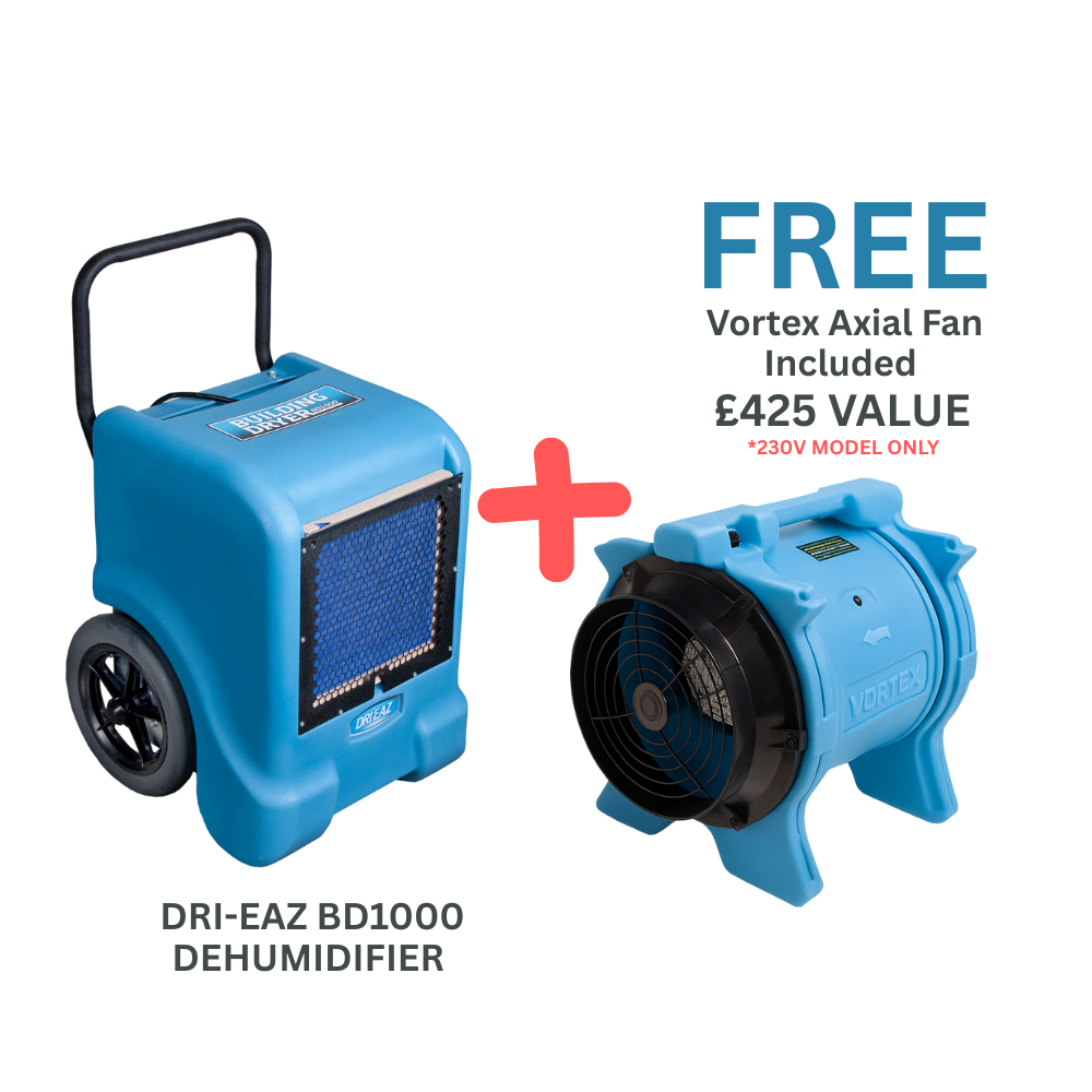 Dri-Eaz BD1000 Building Dryer Dehumidifier – Dual Voltage 48 Litres