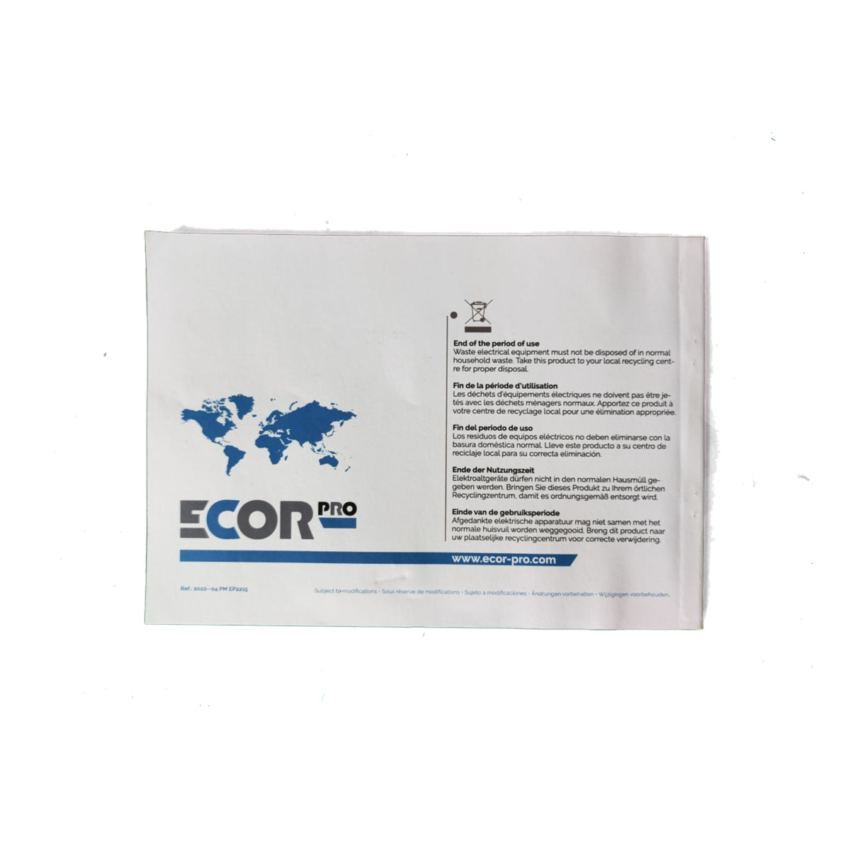 Ecor Pro EPD330LGR 150L/Day LGR Dehumidifier