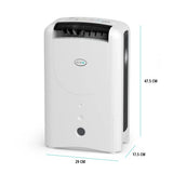 EcoAir DD1 CLASSIC MK6 7.5 Litre Per Day Desiccant Dehumidifier with Ioniser and Antibacterial Filter