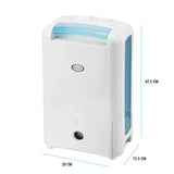 EcoAir DD1 CLASSIC MK6 7.5 Litre Per Day Desiccant Dehumidifier with Ioniser and Antibacterial Filter