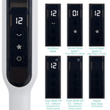 EcoAir Halo Tower Fan – Ultra Quiet, Low Energy 2.8W, 12 Speeds, 4 Modes & Remote Control