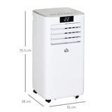 HOMCOM 10000 BTU Air Conditioning Unit 3-in-1 Portable Air Conditioner