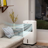 HOMCOM Air Cooler, Mobile Cooling Fan with 15L Water Tank