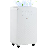 Homcom 10L/Day Portable Dehumidifier with Air Purifier