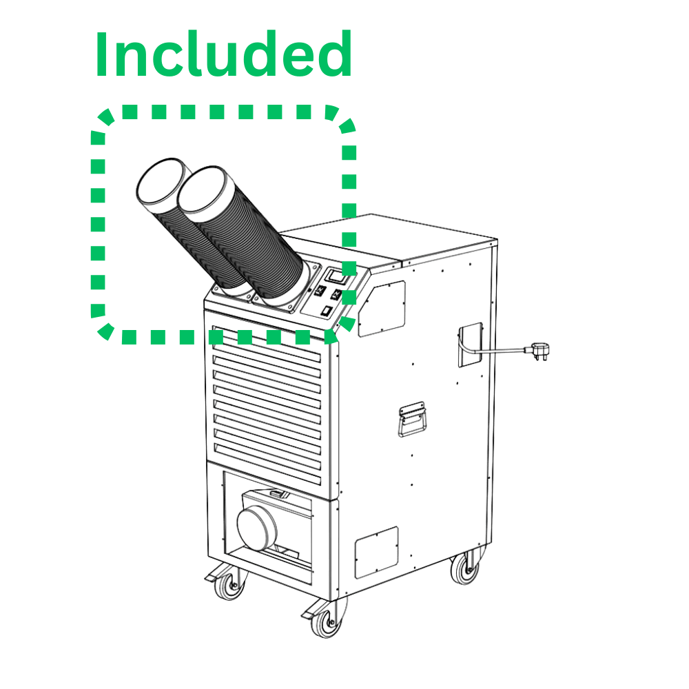 Broughton MCe9.0 9kw Industrial Portable Air Conditioning Unit