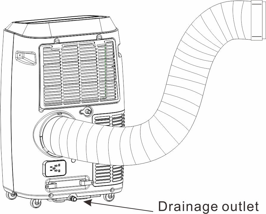 Lux Air KYR35-GW/LUX 12000 BTU Portable Air Conditioning Unit