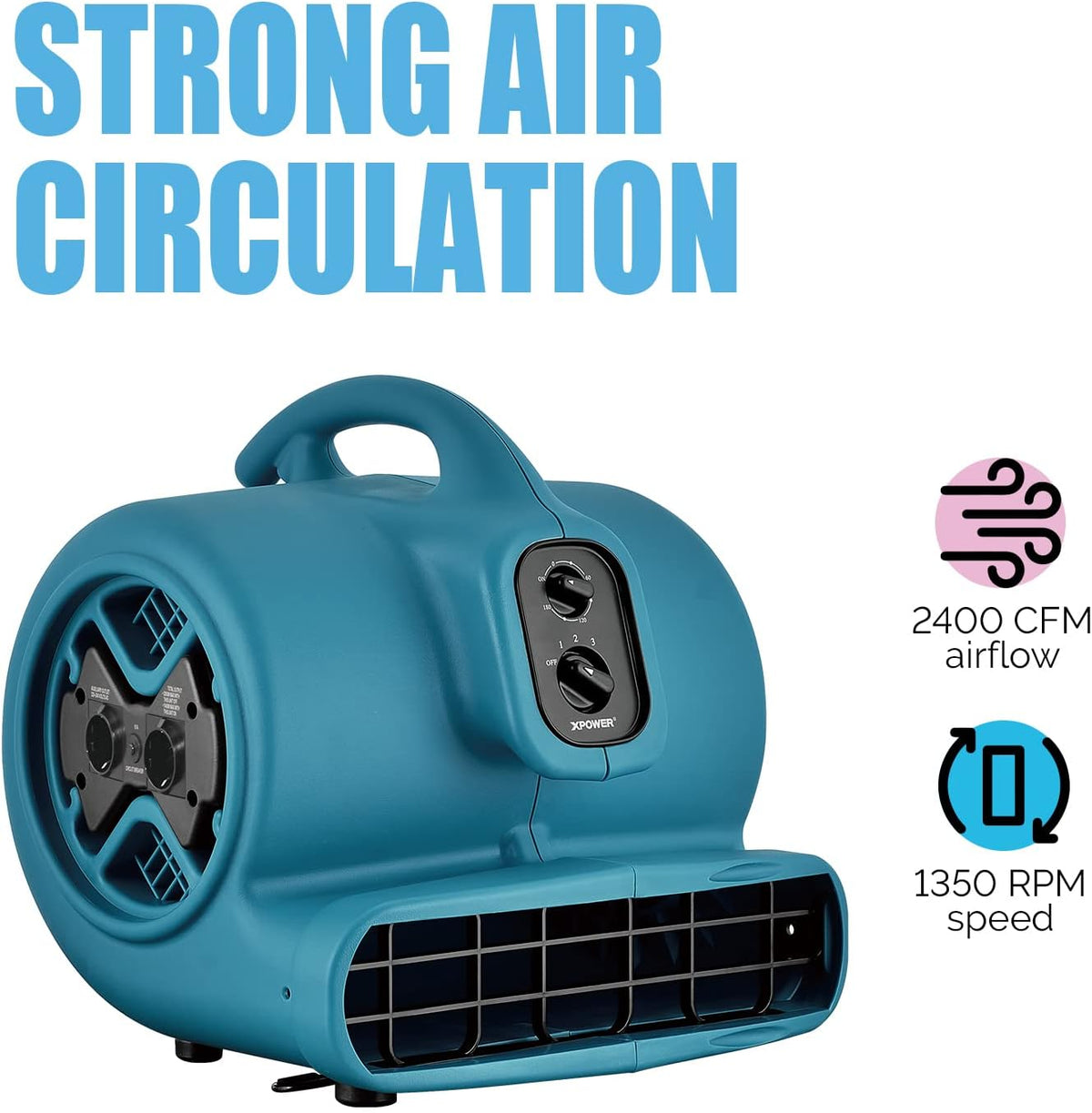 XPOWER P-600A 2600 CFM Air Mover