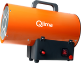 Qlima GFA 1010 direct fired diesel heater image from the side