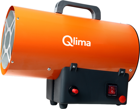 Qlima GFA 1010 direct fired diesel heater image from the side