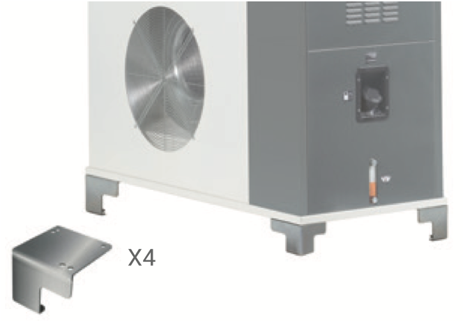 Arcotherm Feet Kit for Confort Heaters