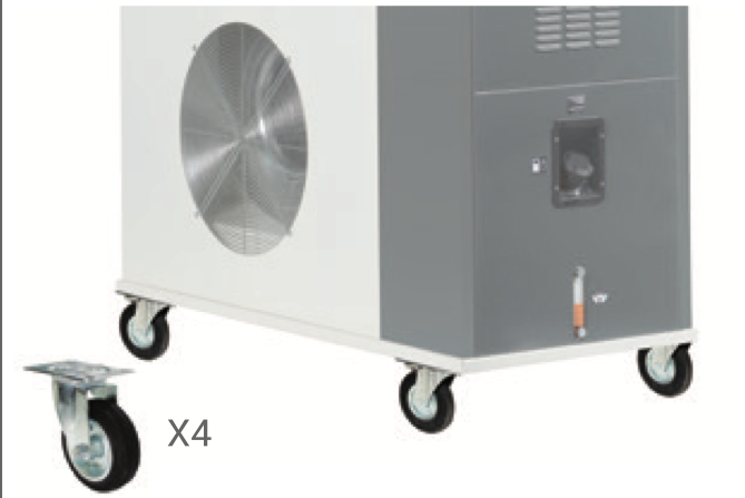 Arcotherm Wheels Kit for CONFORT 35/70 Heaters