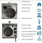 Ecor Pro DH1200 INOX 12L/Day Desiccant Dehumidifier