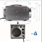 Ecor Pro DH1200 INOX 12L/Day Desiccant Dehumidifier