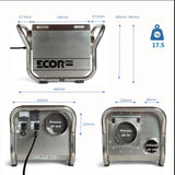 Ecor Pro DH2500 INOX 35 Litre Desiccant Dehumidifier 220v