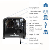 Ecor Pro DH3500 Dryfan 45 Litre Desiccant Dehumidifier 230v