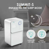 EcoAir Summit S 12 Litre Per Day - Low Energy Dehumidifier - Sleep Mode