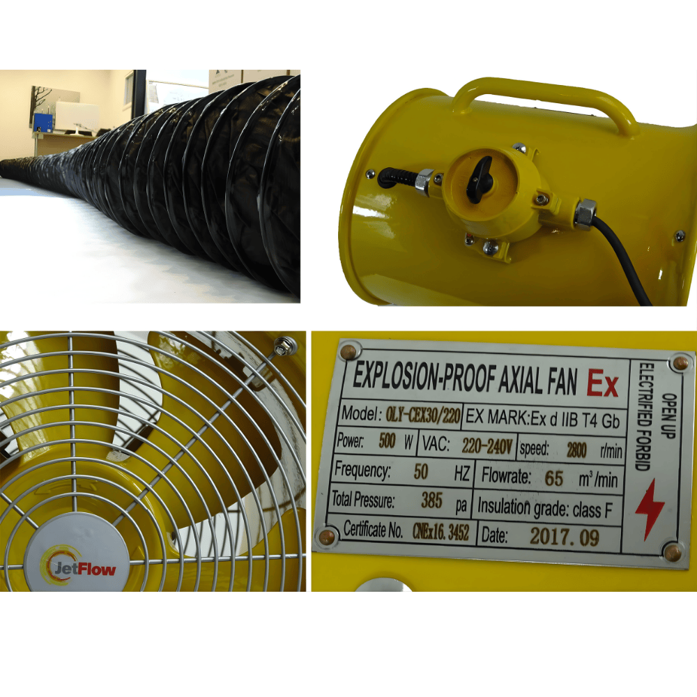 Olympus JetFlow 110v 12" Ventilator Fan - OLYCEX30