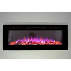 TruFlame Black 1.5kW Wall Mounted Electric Fireplace