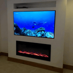 TruFlame Black 1.5kW Wall Mounted Electric Fireplace