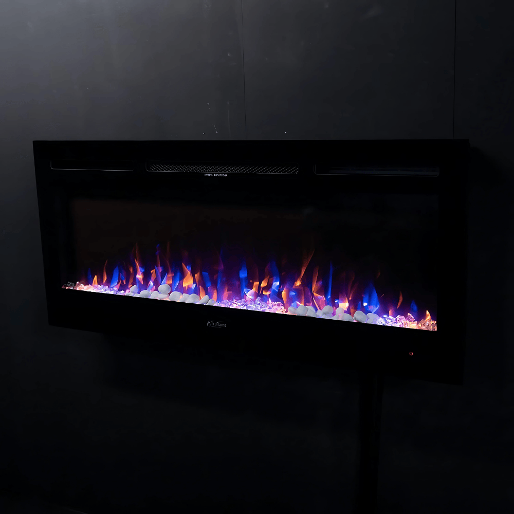 TruFlame Black 1.5kW Wall Mounted Electric Fireplace