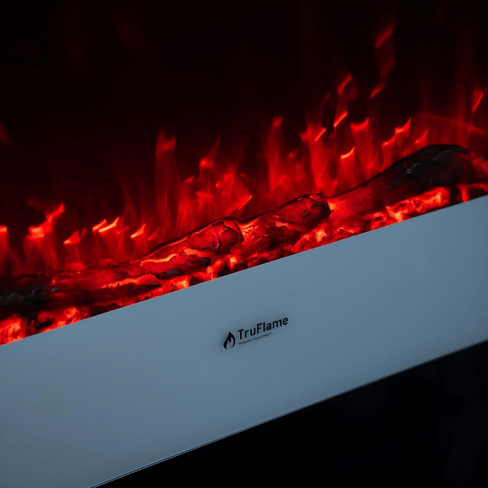 TruFlame White 1.5kW Wall Mounted Electric Fireplace
