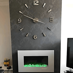 TruFlame White 1.5kW Wall Mounted Electric Fireplace