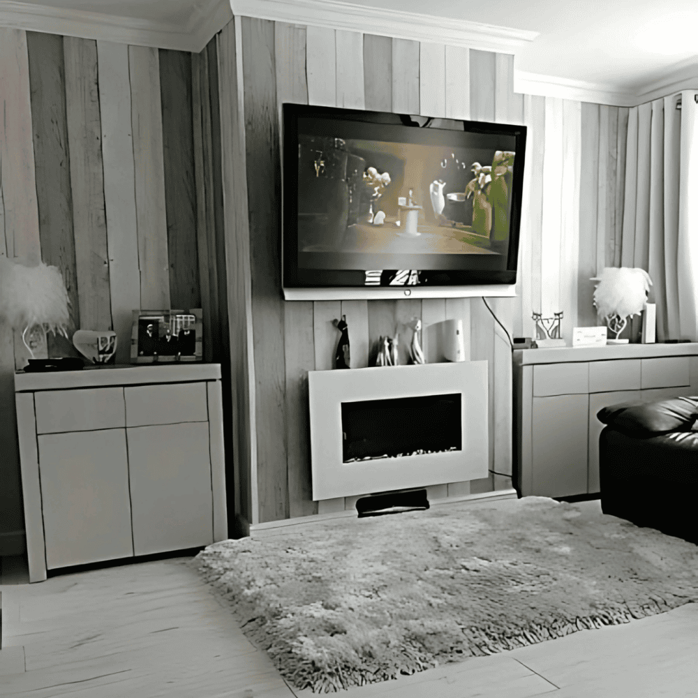 TruFlame White 1.5kW Wall Mounted Electric Fireplace