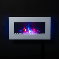 TruFlame 73cm Flat Glass Wall Mounted Electric Fireplace