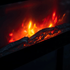 TruFlame 73cm Flat Glass Wall Mounted Electric Fireplace
