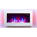 TruFlame 73cm Arched Glass Wall Mounted Electric Fireplace