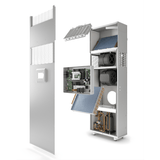 NEW 2025 Olimpia Splendid Unico Vertical 3.5kW 12000 BTU All-in-One Air Conditioning Unit with Heat Pump