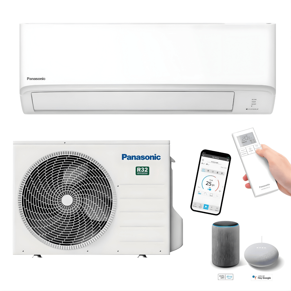 Panasonic TZ Super Compact Wall-Mounted Single Room Split System - 2.5kW