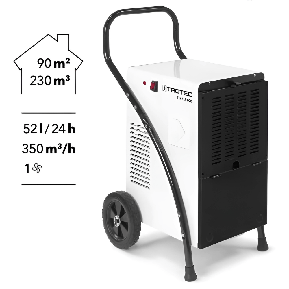 Trotec 240 Volt 50 Litre Capacity Dehumidifier c/w Tank TTK165ECO
